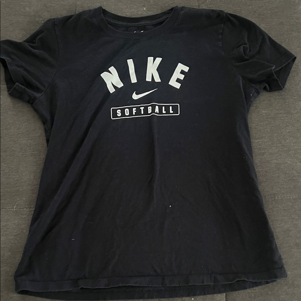 Nike Black Softball Tee